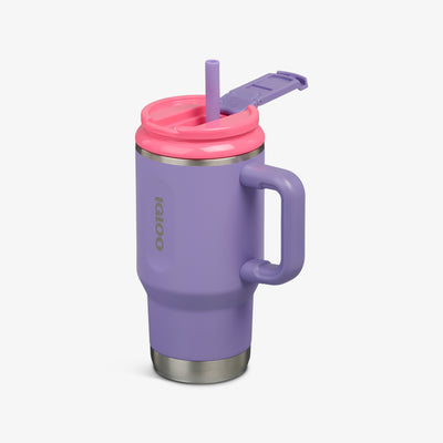 Angle View | Kids Lunch 18 Oz Travel Mug::Dusted Grape::