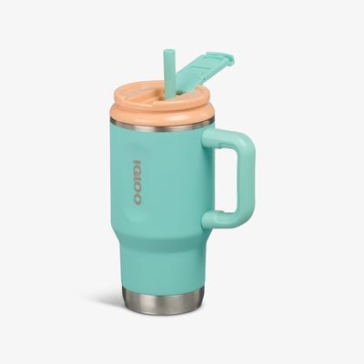 Angle View | Kids Lunch 18 Oz Travel Mug::Jelly Mint::