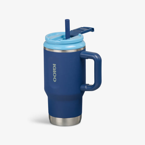 Angle View | Kids Lunch 18 Oz Travel Mug::Classic Navy::