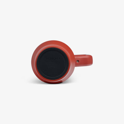 Bottom View | 32 Oz Ceramic-Lined Travel Mug::Amber::Built-in coaster