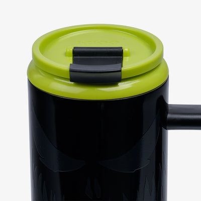 Lid Closed View | 1L Beer Mug::Spooky Glow::Leakproof Flip ‘n’ Sip lid
