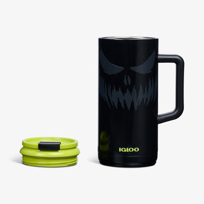 Lid Off View | 1L Beer Mug::Spooky Glow::Wide opening