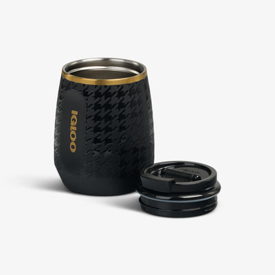 Open View | 10 Oz Wine Tumbler::Luxe Black::Cold/hot compatible