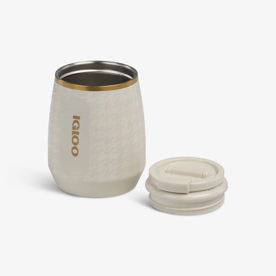 Open View | 10 Oz Wine Tumbler::Luxe Linen::Cold/hot compatible