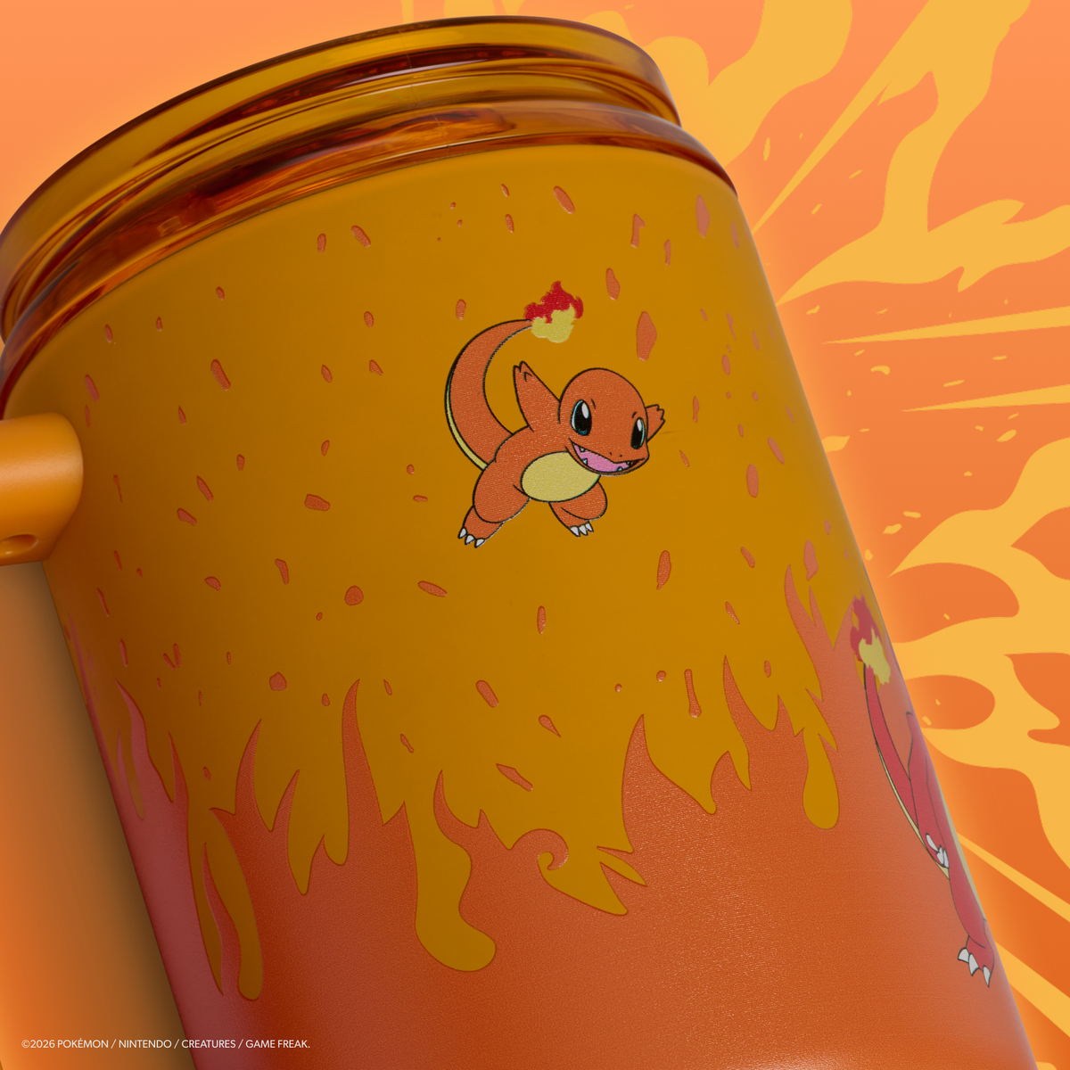 Pokémon 32 Oz Travel Mug- Charmander
