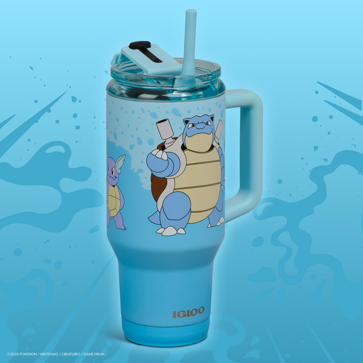 Pokémon 32 Oz Travel Mug- Squirtle