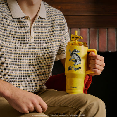 Lifestyle View | HARRY POTTER HOGWARTS™ House 32 Oz Travel Mug::Hufflepuff::
