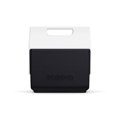 Front View | Retro Little Playmate 7 Qt Cooler::Black - Custom::