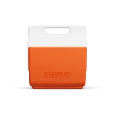 Front View | Retro Little Playmate 7 Qt Cooler::Orange - Custom::