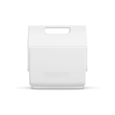 Front View | Retro Little Playmate 7 Qt Cooler::White - Custom::