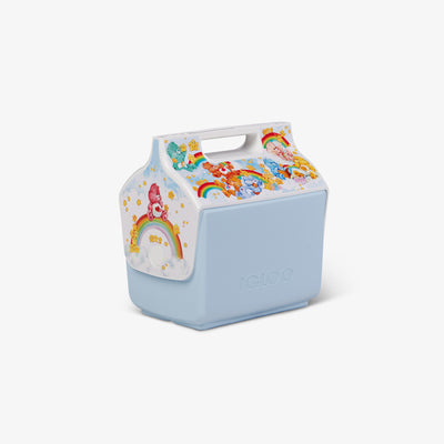 Angle View | The Care Bears™ Clouds Little Playmate 7 Qt Cooler::::Trademarked tent-top design