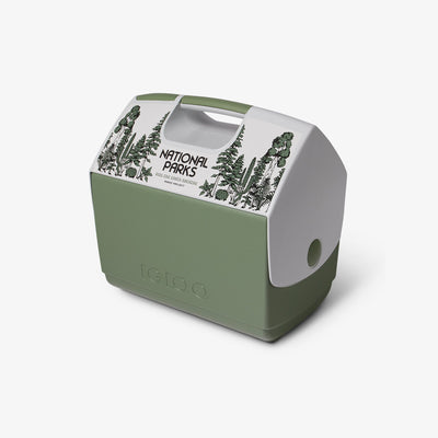 Angle View | Parks Project National Parks ECOCOOL Playmate Elite 16 Qt Cooler::::Iconic tent-top design