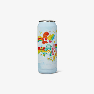 Front View | The Care Bears™ Clouds 16 Oz Stainless Steel Can Tumbler::::Durable stainless steel