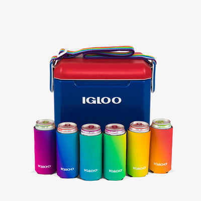 Cooler View | Igloo Slim Can Cooler 6 Pack