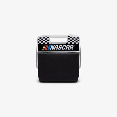 Back View | NASCAR Stock Car Evolution Playmate Pal 7 Qt Cooler::::Push-button lid
