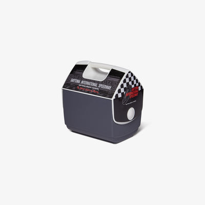 Angle View | NASCAR Daytona International Speedway Playmate Pal 7 Qt Cooler::::Iconic tent-top design