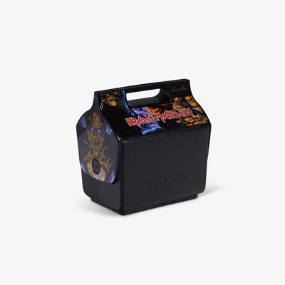 Angle View | Iron Maiden Piece of Mind Little Playmate 7 Qt Cooler::::Original side push-button