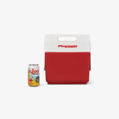 Size View | Little Playmate 7 Qt Cooler::Red::Holds up to 9 cans