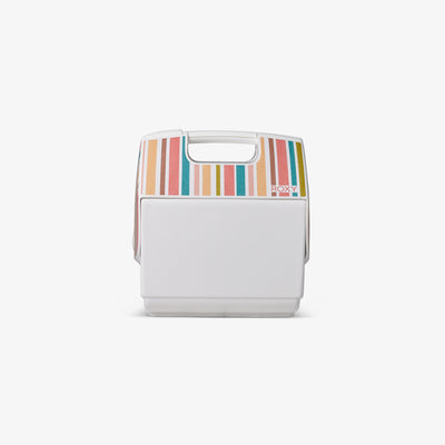Front View | Roxy Aloha Stripe Playmate Pal 7 Qt Cooler::::