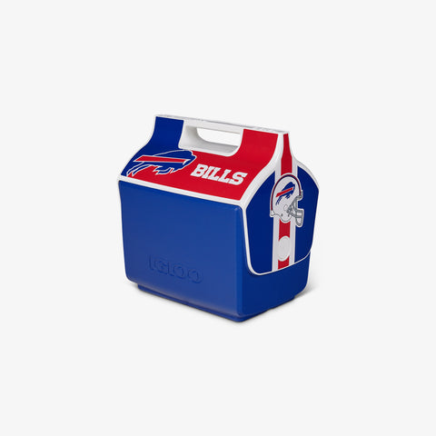 Angle View | Buffalo Bills Little Playmate 7 Qt Cooler::::Trademarked tent-top design