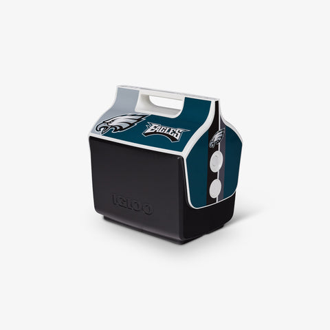 Angle View | Philadelphia Eagles Little Playmate 7 Qt Cooler::::Trademarked tent-top design