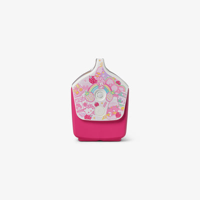Side View | Hello Kitty and Friends Strawberry Milk Little Playmate 7 Qt Cooler::::Trademarked tent-top design