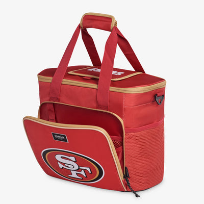 Angle View | San Francisco 49ers Tailgate Tote::::Storage pockets