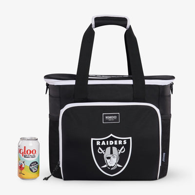 Size View | Las Vegas Raiders Tailgate Tote::::Holds up to 28 cans