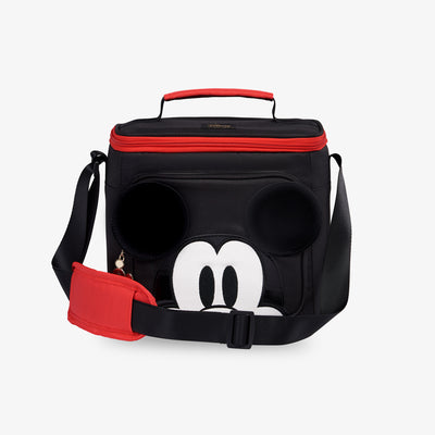 Strap View | Disney Mickey Mouse Square Lunch Cooler Bag::::Adjustable, padded shoulder strap