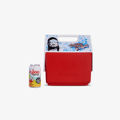 Size View | Willie Nelson Little Playmate 7 Qt Cooler::Red::Holds up to 9 cans