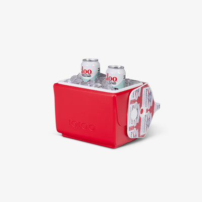 Open View | Budweiser Little Playmate 7 Qt Cooler::::THERMECOOL™ insulation