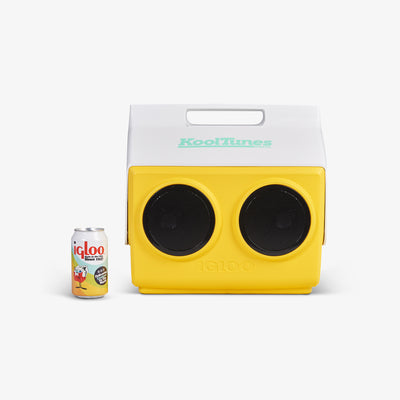 Size View | KoolTunes™::Yellow::Holds up to 26 cans