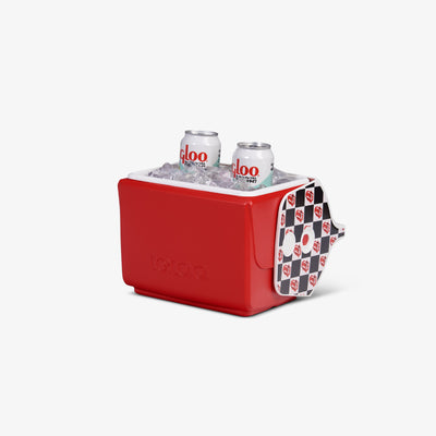 Open View | The Rolling Stones Tongue Logo Little Playmate 7 Qt Cooler::::THERMECOOL™ insulation