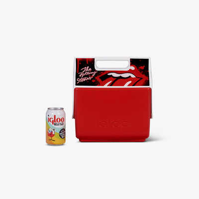 Size View | The Rolling Stones Tongue Logo Little Playmate 7 Qt Cooler::::Holds up to 9 cans