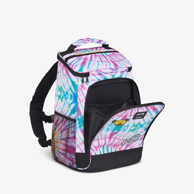 Pocket View | Good Ol’ Grateful Dead 24-Can Backpack Cooler::::Storage pockets