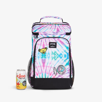 Size View | Good Ol’ Grateful Dead 24-Can Backpack Cooler::::Holds up to 24 cans
