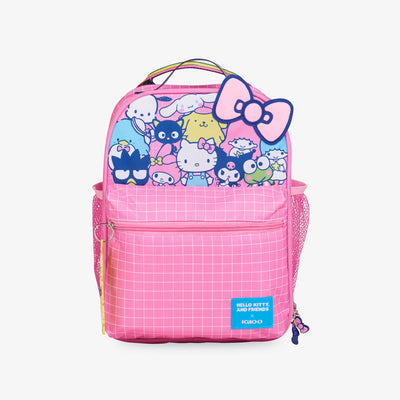 Front View | Hello Kitty® and Friends BFF Mini Convertible Backpack Cooler::::3D bow detail on front