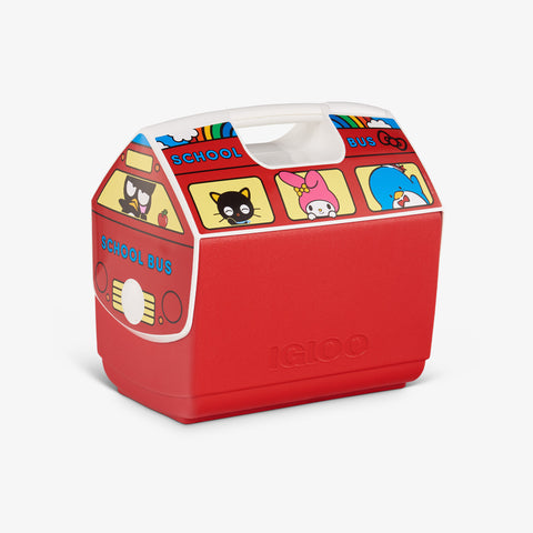 Angle View | Hello Kitty® and Friends School Bus Playmate Elite 16 Qt Cooler::::Iconic tent-top design
