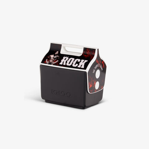 Angle View | WWE The Rock Little Playmate 7 Qt Cooler::::Original side-push button