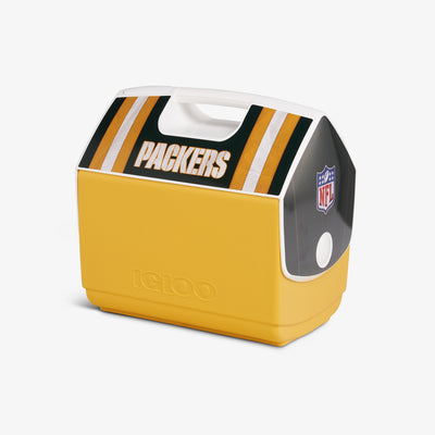 Angle View | Green Bay Packers Jersey Playmate Elite 16 Qt Cooler::::Push-button lid