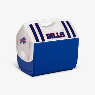 Angle View | Buffalo Bills Jersey Playmate Elite 16 Qt Cooler::::Iconic tent-top design