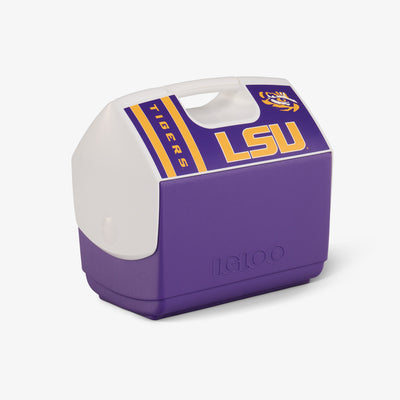 Angle View | LSU® Playmate Elite 16 Qt Cooler::::Iconic tent-top design 
