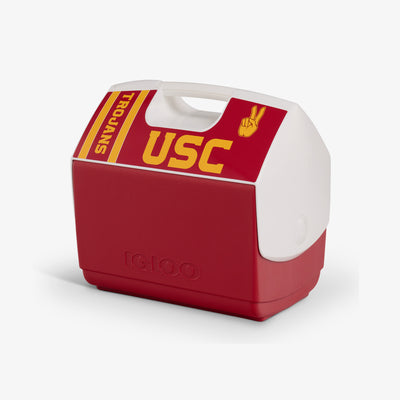 Angle View | University of Southern California Playmate Elite 16 Qt Cooler::::Iconic tent-top design