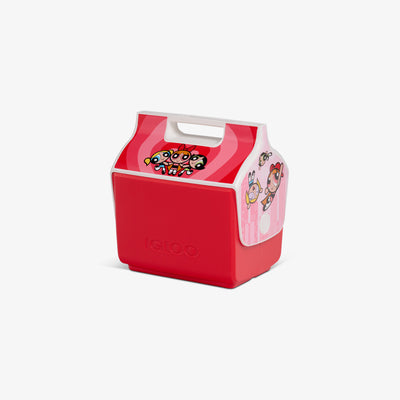 Angle View | Powerpuff Girls Little Playmate 7 Qt Cooler::::Trademarked tent-top design