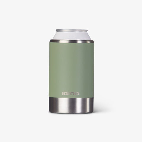 Can In View | Coolmate®::Oil Green::Keeps 12-oz cans cold