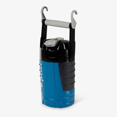 Hooks View | PROformance 1 Quart Water Jug::Agama Teal/Gray::Chain Link Hooks™