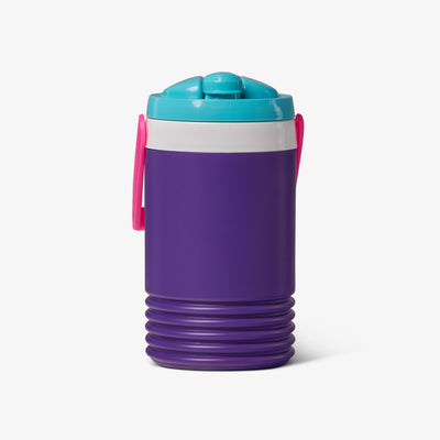 Front View | Retro Half Gallon Jug::Purple::