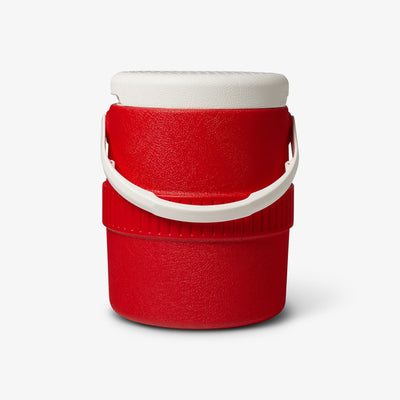 Back View | Retro Barrel of Fun 2 Gallon Jug ::Red