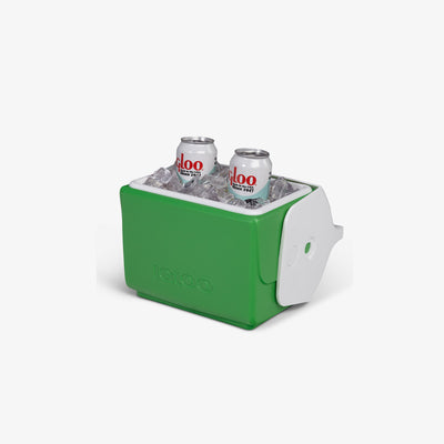 Open View | Little Playmate 7 Qt Cooler::Gremlin Green::THERMECOOL™ Insulation