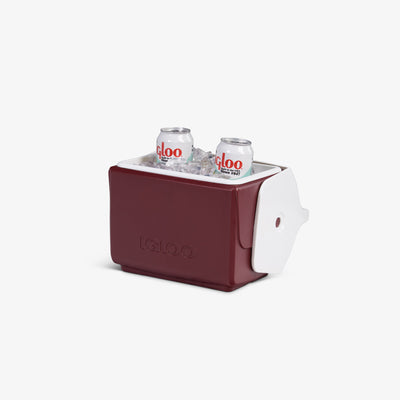 Open View | Little Playmate 7 Qt Cooler::Maroon/Bold Magenta::THERMECOOL™ Insulation